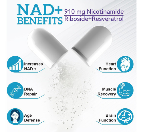 Suplemento Nad - Ribosídeo Lipossômico De Nicotinamida, Quer - Imagem 4