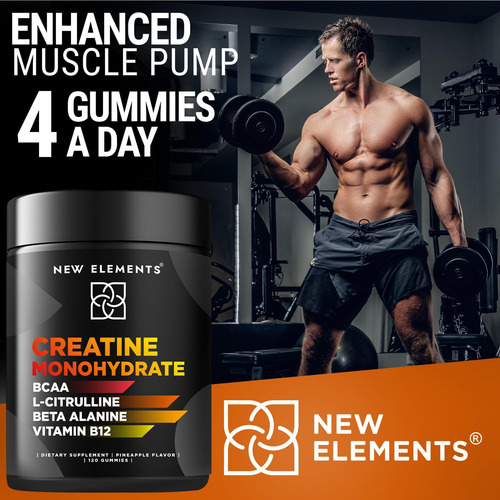 Gummies De Monohidratos De Creatina 5mg Com Bcaa L-citrulina - Imagem 5