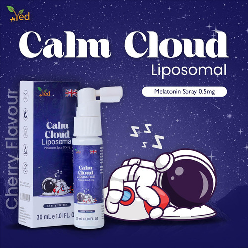 Ved Calm Cloud Spray, Sleep Assist Spray, Liposomal, Sleep S - Imagem 2