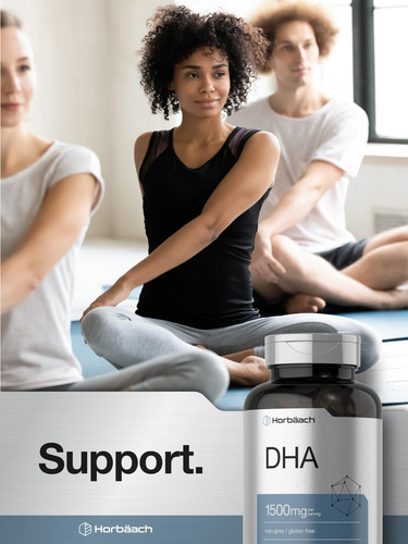Suplemento Horbaach Dha 1500mg 90 Cápsulas Epa Omega 3 Não - Imagem 7