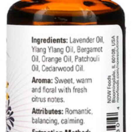 Mistura Óleos Bottled Bouquet Now Foods 30ml Importado - Imagem 3