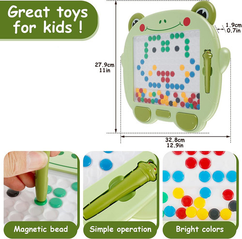 Prancheta De Desenho Magnética Interativa Infantil Montessor - Imagem 3