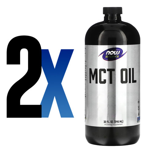 Óleo De Mct Now Foods 946 Ml Puro Importado 2un - Imagem 2