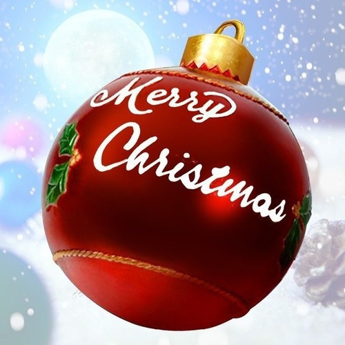 Bola Inflável Gigante De Decoração De Natal Ao Ar Livre 60cm - Imagem 3