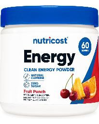 Ponche De Frutas Energy Powder Nutricost Energy Complex 300g - Imagem 2