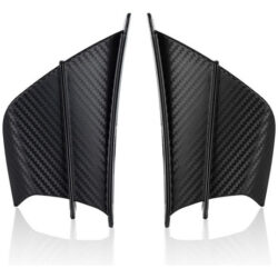 Asa Lateral De Motocicleta Universal Fibra De Carbono Preto