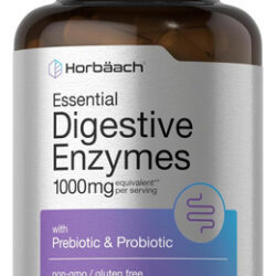 Enzimas Digestivas Essenciais Horbäach | 100 Cápsulas | Mist
