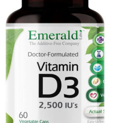 Vitamina D3 De 2.500 Uis Da Emerald Labs - Suplemento Diário