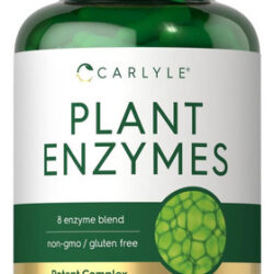 Enzimas Vegetais Carlyle Com Protease, Papaína, Lactase E Br