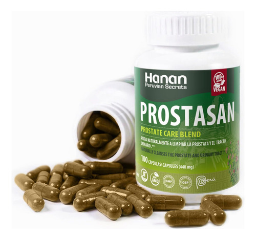 Hanan Prostasan Prostate Care 100 Cápsulas Urucum, Humanpint - Imagem 2