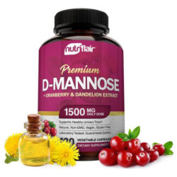 Nutriflair D-mannose 1500 Mg, 120 Cápsulas - Com Extrato De