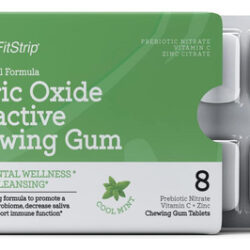 Goma De Mascar Prebiótica De Óxido Nítrico Myfitstrip Com Vi