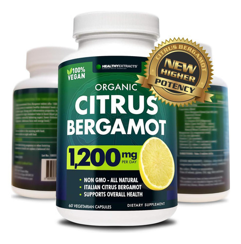 Citrus Bergamot 1200mg 60 Cápsulas - Suplemento Natural Com