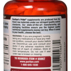 Comprimidos De Vinagre De Cidra Puritans Pride 600 Mg, Conta