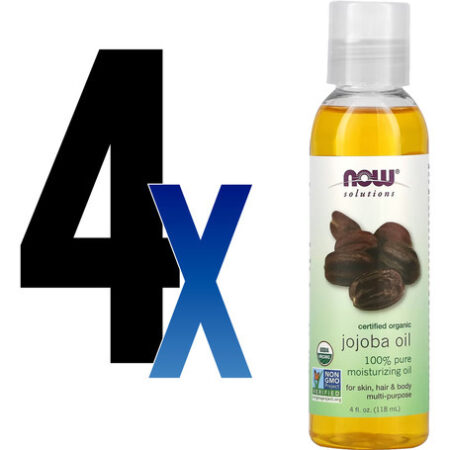 Óleo De Jojoba Now Foods 118ml Orgânico 4un - Imagem 2