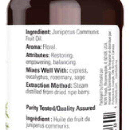 Óleo Bagas Zimbro Now Foods Juniper Berry 30ml Importado 4un - Imagem 3