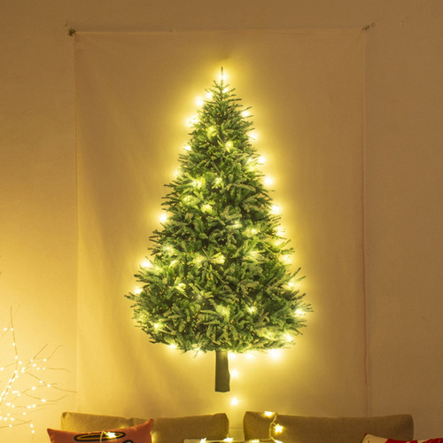 H Tapeçaria De Árvore De Natal 3d Portátil - Imagem 5