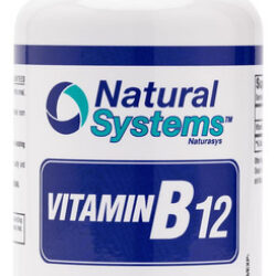 Vitamina B-12 Marca Natural Systems, 1000 Mcg, 60 Pastilhas