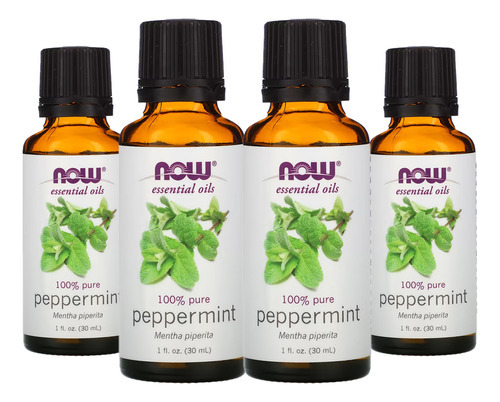 Óleo Essencial Hortelã 30ml Now Foods Peppermint 100% 4un