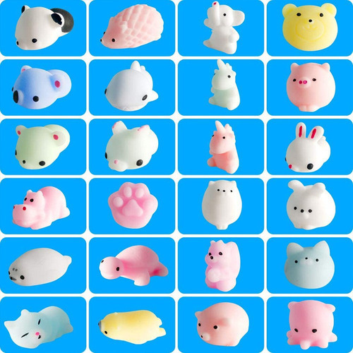 Calendário Do Advento De Natal Squeeze Toys Set Animais Fofo - Imagem 4