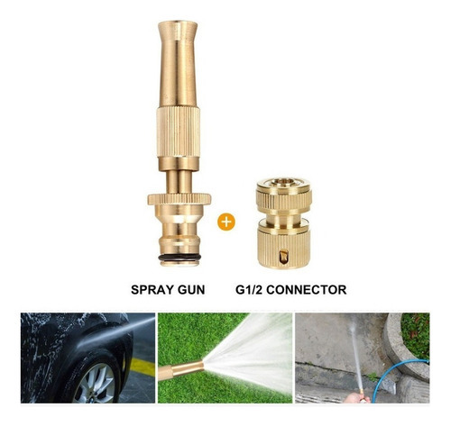 2pzas Pulverização Conector De Alta Pressão Esguincho Mangue - Imagem 4