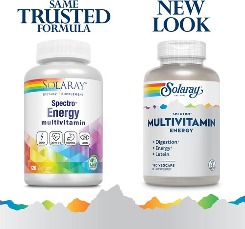Multivitamínico Solaray Spectro | 120 Ct (energia) - Imagem 2