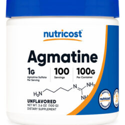 Suplemento Nutricost Sulfato De Agmatina Em Pó 100g 100 Porç