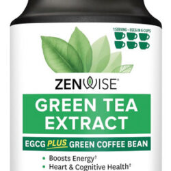 Cápsulas De Extrato De Chá Verde Zenwise Health Egcg - Foco