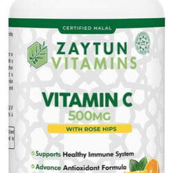 Zaytun Vitaminas Comprimidos Halal De Vitamina C 500mg Com R