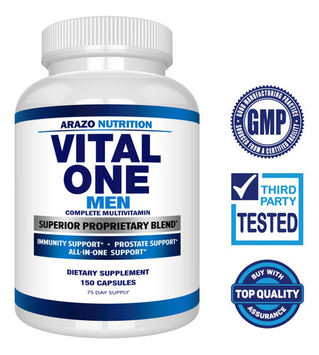 Suplemento Arazo Nutrition Vital One Multivitamínico Masculi - Imagem 2