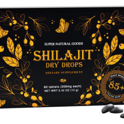Gotas Secas De Resina Shilajit Pura - Alta Potência, Grau A,