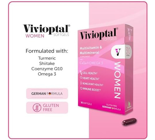 Vivioptal Women 30 Softgels - Suplemento Multivitamínico E M - Imagem 5