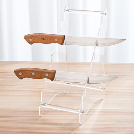 Suporte De Faca De Mesa Acrílico Suporte De Claro 10cm - Imagem 4