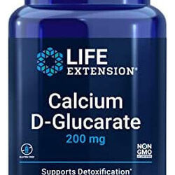 Life Extension D-glucarato De Cálcio 200 Mg - Detox, Supleme