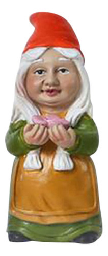 Para Anão Ornamentos Cartoon Resina Decoração Jardim Pátio - Imagem 4