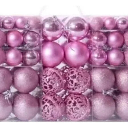 Pacote De 100 Esferas De Natal Para Decoração De Árvores - Imagem 13