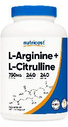 Suplemento Nutricost L-arginina L-citrulina Complex 750 Mg - Imagem 2