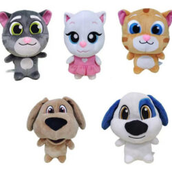 5 Peças Hank Dog 18 Cm Original Talking Tom Cat E Amigos Ang