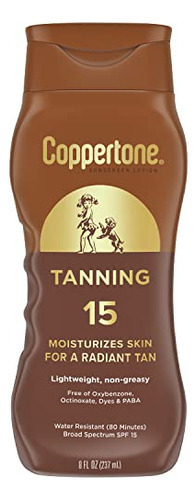 Loção Protetora Solar Coppertone Tanning Spf 15 240ml