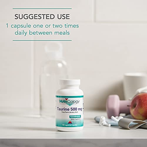 Nutricology Taurina 500 Mg - Energia, Suporte Cardiovascular - Imagem 6