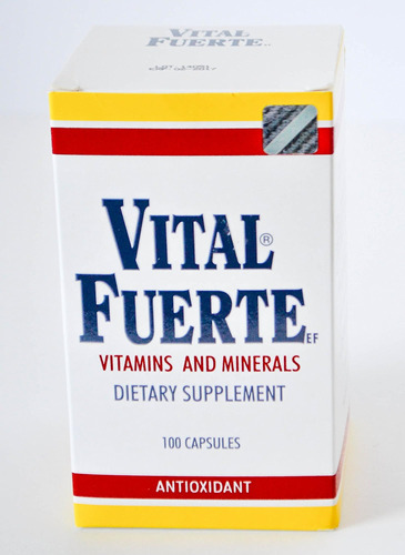 Vital Fuerte Vitaminas E Minerais Suplemento Alimentar 100 C