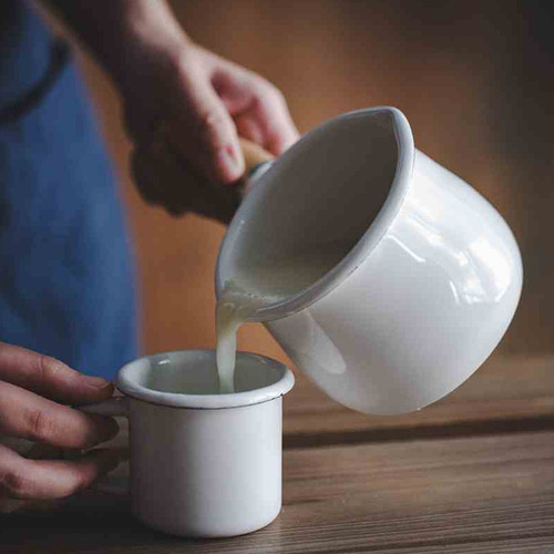 Pequena Panela De Leite Esmaltada Manteiga Café Leite - Imagem 10