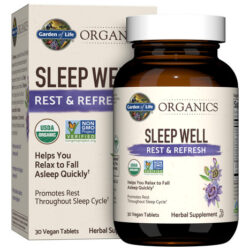 Suplemento Garden Of Life Organics Sleep Well 30 Comprimidos