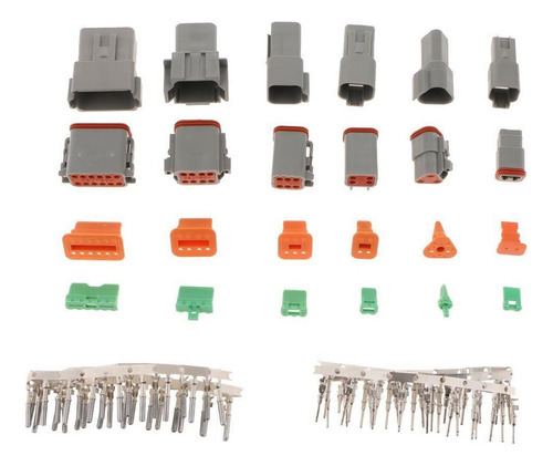 Kits De Conectores Cinza Genuínos Da Série Deutsch Dt 2 3 4 - Imagem 2