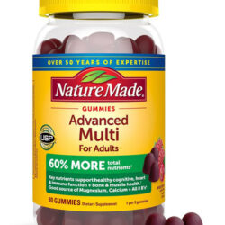 Gomas Multivitamínicas Avançadas Feitas Pela Natureza Para A