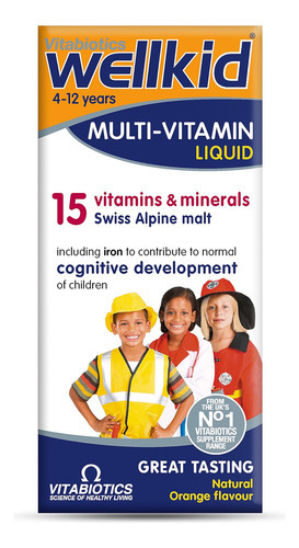Wellkid Da Vitabiotics Líquido Multivitamínico 150ml
