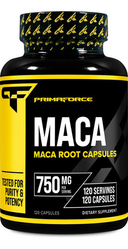 Cápsulas De Raiz De Maca Orgânica Primaforce (750 Mg) (120 C