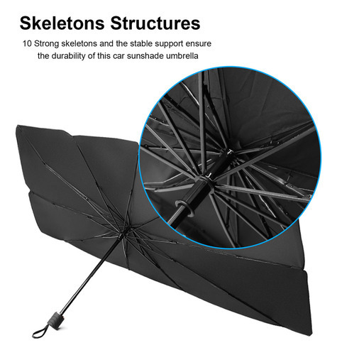 Sun Shade Umbrella Shade Car Para-brisa Su-n Cover Car - Imagem 6