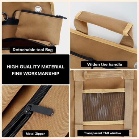 Bolsa De Ferramentas Rolável Multifuncional Thx Canvas - Imagem 6