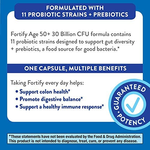 Nature's Way Fortify 50+ Probiotic, 30 Bilhões De Culturas - Imagem 8